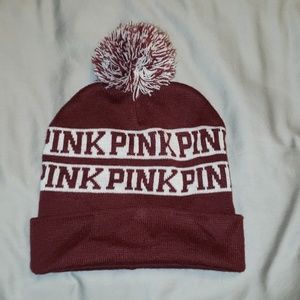 PINK maroon beanie